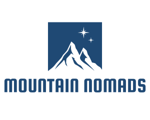 Modern Night Mountain logo design