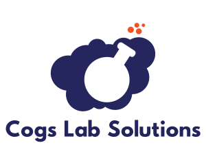 Chemistry Lab Cloud logo design