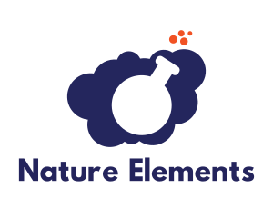 Chemistry Lab Cloud logo design