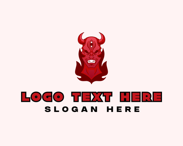 Devil logo example 2