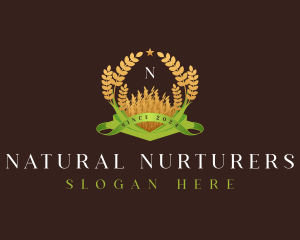 Wheat Farm Agriculture logo design