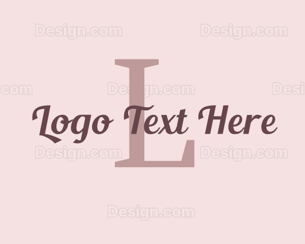 Elegant Feminine Script Logo