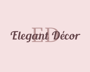 Elegant Feminine Script logo design