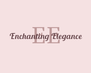 Elegant Feminine Script logo design