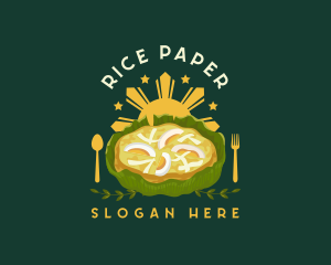 Philippine Rice Cake Dessert logo design