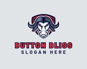 Wild Buffalo Bull logo design