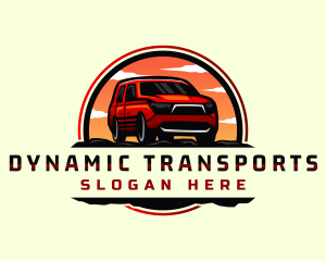 SUV Transportation Automotive logo design