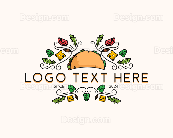 Gourmet Taco Restaurant Logo