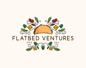 Gourmet Taco Restaurant logo design