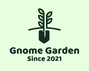 Gardening Plant Shovel logo design