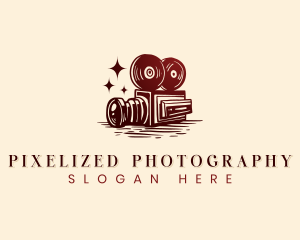 Media Film Camera logo design