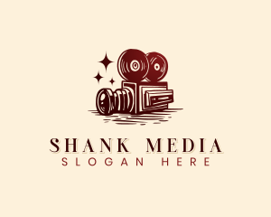 Media Film Camera logo design