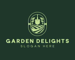 Garden Shovel Landscaping logo design