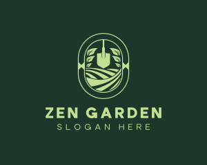 Garden Shovel Landscaping logo design