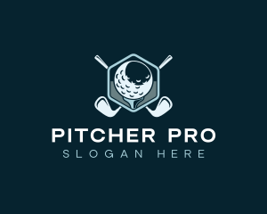 Golf Sports Varsity logo design