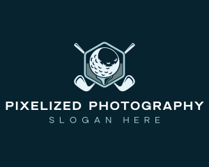 Golf Sports Varsity logo design