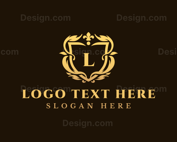 Luxury Ornate Shield Logo