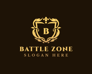 Luxury Ornate Shield Logo