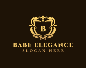 Luxury Ornate Shield logo design