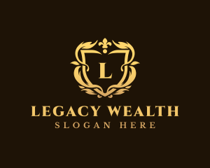 Luxury Ornate Shield logo design