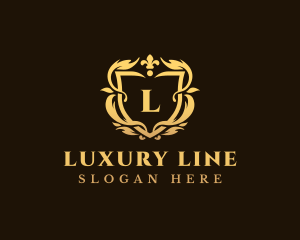 Luxury Ornate Shield logo design