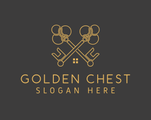 Golden Key Housing logo design