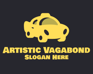 Yellow Taxi Cab logo design