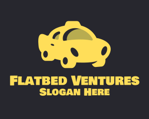 Yellow Taxi Cab logo design