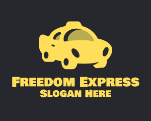 Yellow Taxi Cab logo design