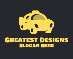 Yellow Taxi Cab logo design