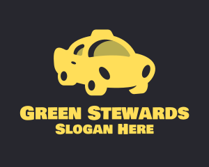 Yellow Taxi Cab logo design