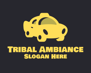 Yellow Taxi Cab logo design