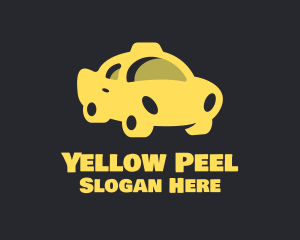 Yellow Taxi Cab logo design