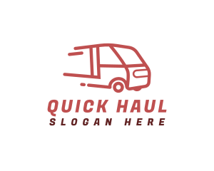 Quick Delivery Truck logo design