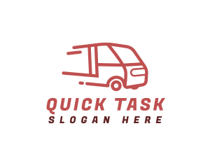 Quick Delivery Truck logo design