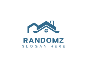 Residential Housing Roofing Logo