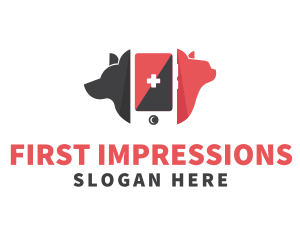 Veterinary Pet Animal logo design