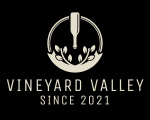 Wine Vineyard Badge  logo design