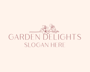 Flower Boutique Cosmetics logo design