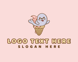 Ice Cream Cone Seal logo