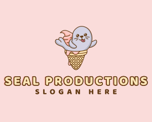 Ice Cream Cone Seal logo