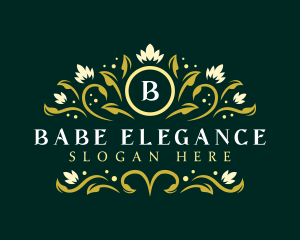 Floral Luxury Elegant logo design