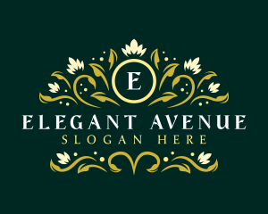 Floral Luxury Elegant logo design