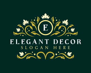 Floral Luxury Elegant logo design