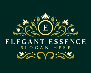 Floral Luxury Elegant logo design