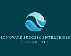 Sphere Wave Enterprise logo design