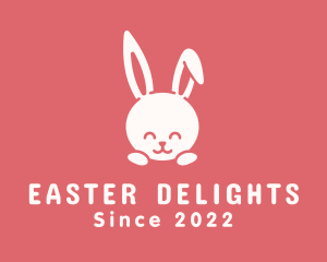 Cute Baby Bunny logo design