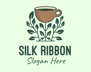 Coffee Cup Plant logo design