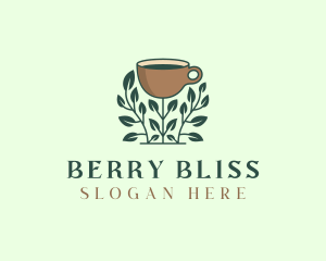 Coffee Cup Plant logo design