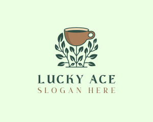 Coffee Cup Plant logo design